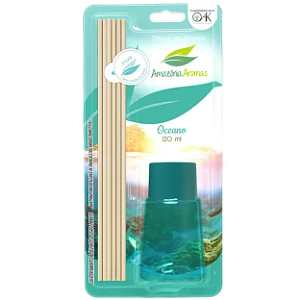 Difusor De Ambientes Blister Amazônia Aromas 120ml Oceano  - 757