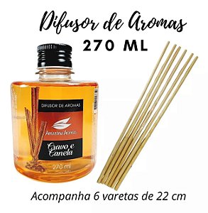 Difusor Amazônia Aromas 270ml Cravo E Canela - 237