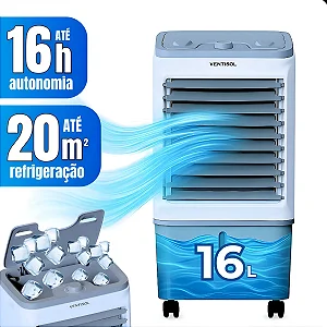 Climatizador Ar 16 Litros Portátil Ventisol 5 Em 1 15664