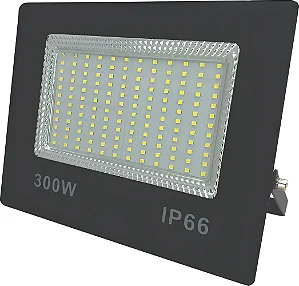 Refletor Holofote 300w Super Led Branco Quente IP66-300W