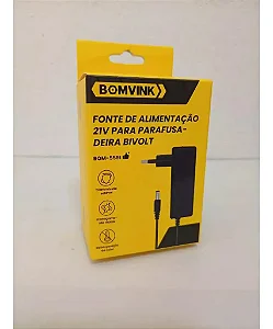 Fonte De Alimentação Para Parafusadeira Bivolt 21v BOM-5591