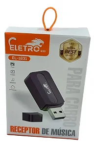 Receptor Adaptador Bluetooth Usb P2 Áudio Estéreo AL-1831