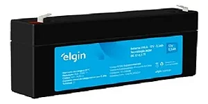 Bateria VRLA 12V 2.3Ah Tecnologia AGM Elgin BATERIA-12V-ELGIN