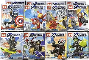 O Conjunto De Blocos De Montar Mingge Modelo Super Herois Galaxy 16-N1