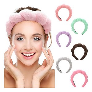 Tiara Nuvem Para Skincare Maquiagem Faixa De Cabelo  92412