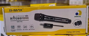 Microfone Sem Fio Profissional B-Max BM-248C