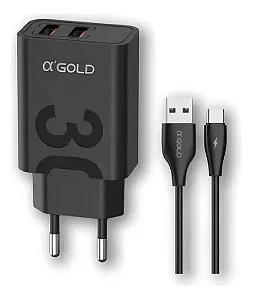 Carregador Rápido 2usb 5.1a Fonte Preto CA32-4