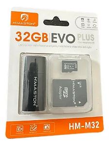 Cartão Memoria Micro Sd Adaptador Sd E Pen Driver 32gb HM-M32