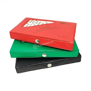 Jogo De Domino 24 Peças Profissional Tipo Polido LUA259-003