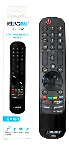 Controle Remoto Magic Para Tv Smart Led Lcd Full Hd 4k 3d LE-7682