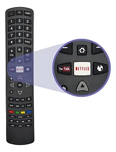 Controle Remoto Tv Toshiba Netflix / Youtube / Futebol LELONG LE-7815