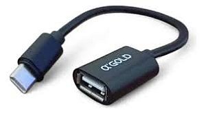 Cabo Adaptador Conversor Tipo-c Para Otg Usb A'Gold CBA-06