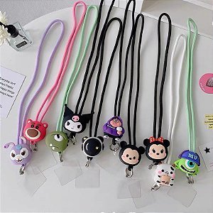 Cordão Universal P ara Celular Com Personagens - 23469