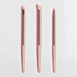 Kit De 3 Pincéis Para Maquiagem MakeUp Brush