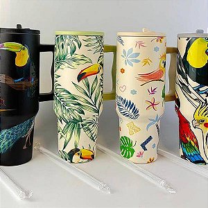 Garrafa Térmica 40 Big Breaked Birds 1200ml