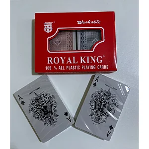 Baralho Duplo 100% Plástico – Estojo 108 Cartas Laváveis Resistente POKER LYY-001