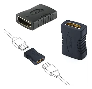 Emenda Adaptador Para Cabo Hdmi Adaptador Hdmi Fêmea X Fêmea