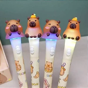 Caneta Capivara Com Luz Colorida  - LUA422-007