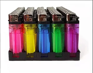 Isqueiro Acendedor Chama Lighter QUEBRA-VENTO