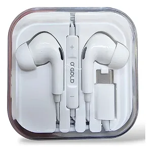 Fone De Ouvido A'Gold Com Fio Tipo-C FN-A65