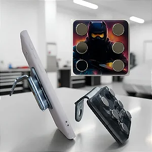 Suporte Magnético Para Moto Com Imã Extra Forte Prata Motoboy EL-1927