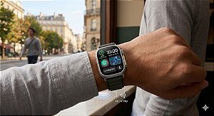 Relógio Smartwatch X10 Serie 10 Chatgpt GPS NFC