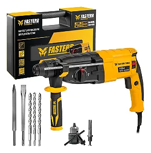 Marteleta Perfurador Rompedor 800w  KIT Acessórios Frequência 50hz/60hz BOM-9558