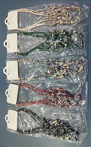 Colar Multivoltas Boho Chic & Vintage 90s – Mix de Miçangas Coloridas e Contas de Cristal