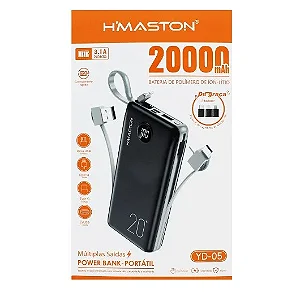 Power Bank Portátil 10.000mAh YD75 Hmaston