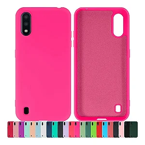 Capa De Silicone Aveludada Para Samsung A01 - Misto CPS-SMA01-MT