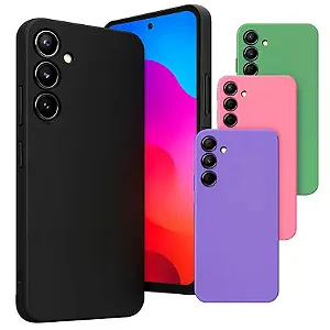 Capa Silicone Aveludada  Samsung Galaxy S26 FE misto