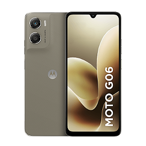 Smartphone Motorola Moto G06 - 256GB 12GB (4GB RAM + 8GB Ram Boost) - Bege
