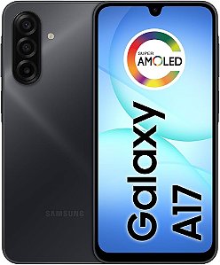 Smartphone Samsung Galaxy A17 com IA, 128GB, 4GB RAM SM-A175F/DS - Preto