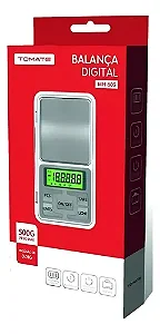 Mini Balança Digital Alta Precisão Até 500g Mh-503 Tomate