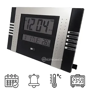 Relógio Digital de Mesa e Parede Luatek ZB-3002