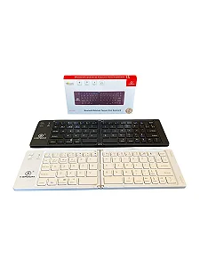 Mini Teclado Dobrável Kapbom Portátil Sem Fio Cel/tab/note
