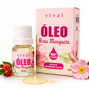 Vivai Óleo De Rosa Mosqueta 100% Puro Regenerador 10ml