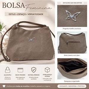Bolsa Feminina Ombro/Transversal Sintético  – WX-41-24