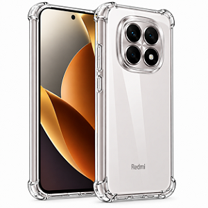 Capa Silicone Aveludad Xiaomi Redmi Note 15 Pro - Transparente