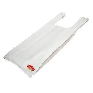 Sacola Plástica Branco 25x35  c/1000Un