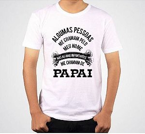 Camiseta - Nome Papai