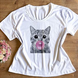 T-Shirt - Gato Chiclete