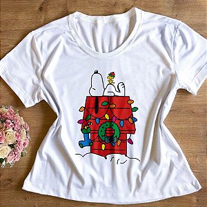 T-Shirt - Natal - Casa Snoopy