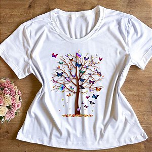 T-Shirt - Árvore de Borboleta