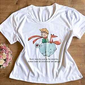T-Shirt - Pequeno Príncipe - Num Mundo