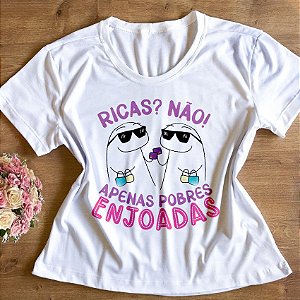 T-Shirt -  Flork - Ricas não, apenas pobres enjoadas