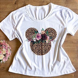 T-Shirt - Minnie Print Floral