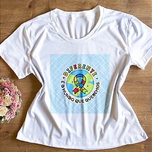 T-Shirt - Autismo Diferente é o mundo que queremos