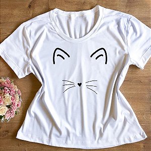 T-Shirt - Carinha de Gatinho