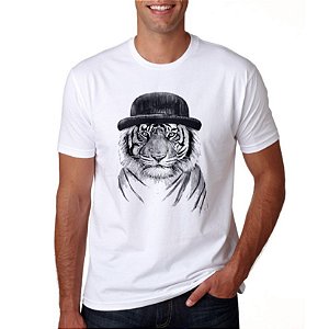 Camiseta - Tigre de Chapéu